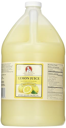 Chef's Quality Lemon juice, 128 Ounce