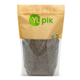 Yupik Organic Black Chia Seeds, 2.2 lb (35.2 oz), Gluten-Free, GMO-Free, Kosher, Vegan, Raw Plant-Based Superfood, Rich in Fiber, Source of Omega-3