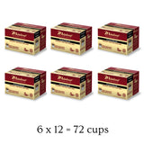 Mitalena French Roast Organic Coffee Pods - Dark Roast, Low Acid Coffee for Keurig K-cup, 72 Cups