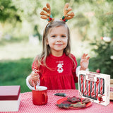 Peppermint Candy Cane Spoons Dye-Free - Pack of 12 Individually Wrapped Christmas Peppermint Flavored Hot Chocolate Spoons - Festive Holiday Treats