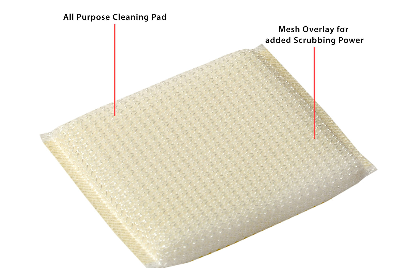 Multi-Purpose Scouring Pad by Scrub-It - Non-Scratch Cleaning Dobie Pads for Pots, Pans, Dishes, Utensils & Non-Stick Cookware - Sponge Scrubbers Use