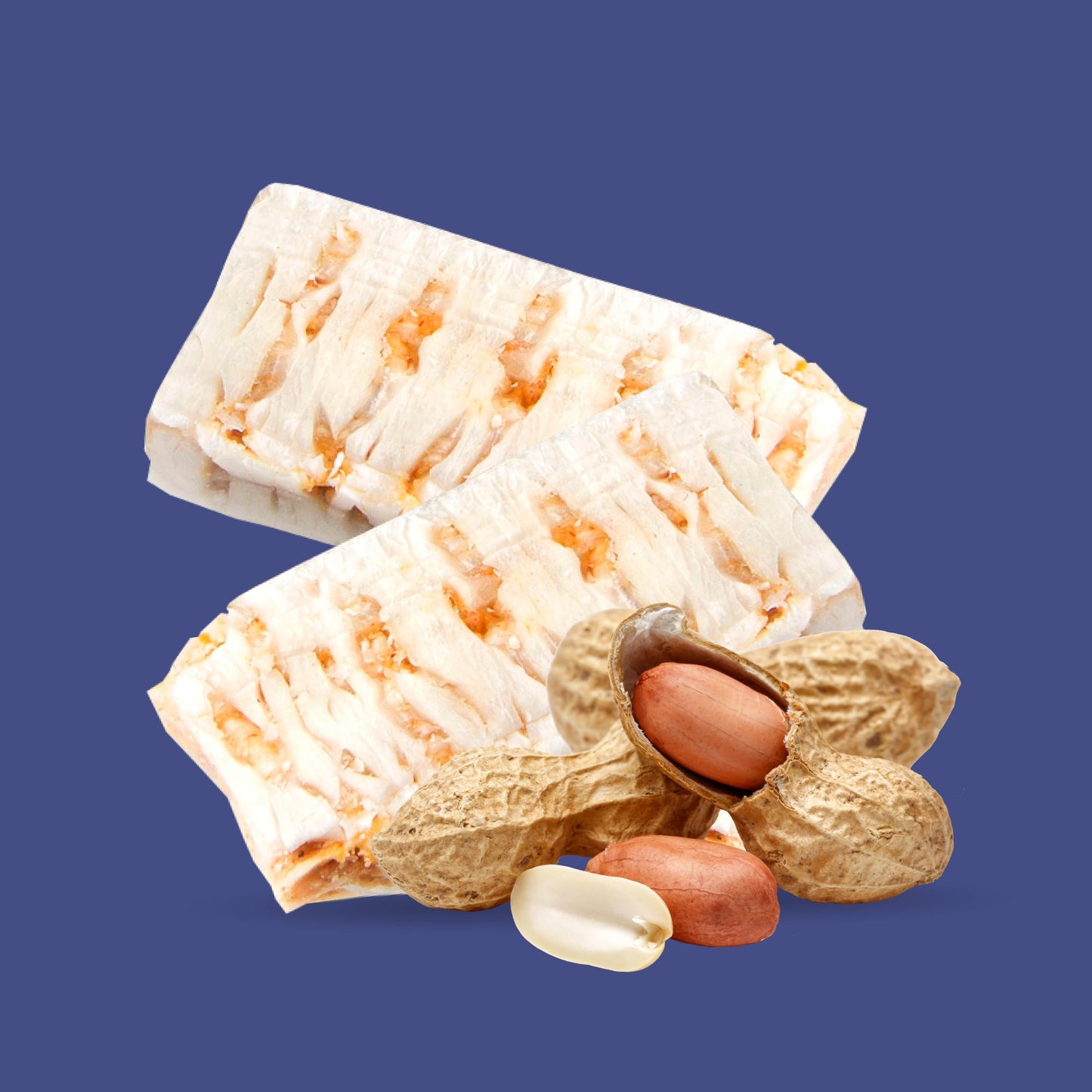 Peanut Butter Bars - 2 Pound Bulk Pack - 140 Count - Individually Wrapped Candy - Old Fashioned Candy for Snacking and Gifting - Creamy Nostalgic