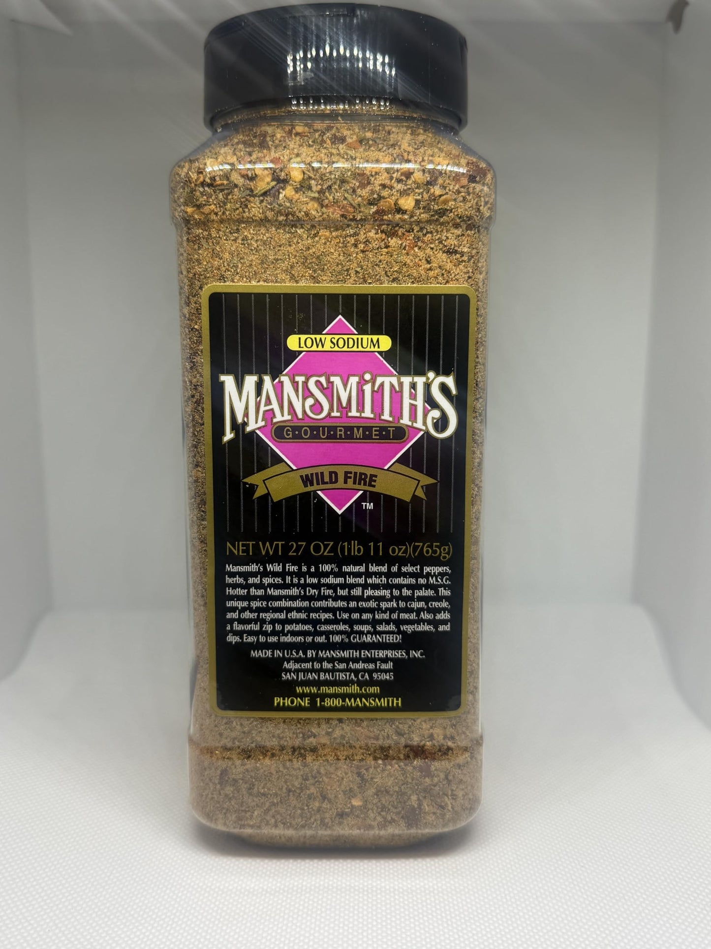 Mansmith's Low Sodium Wild Fire, 27 oz.