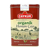 ÇAYKUR Organic Hemsin Black Tea, Premium Certified Turkish Loose Leaf Tea, Natural, Additive-Free, Grown in the Hemsin Organic Farming Basin, can