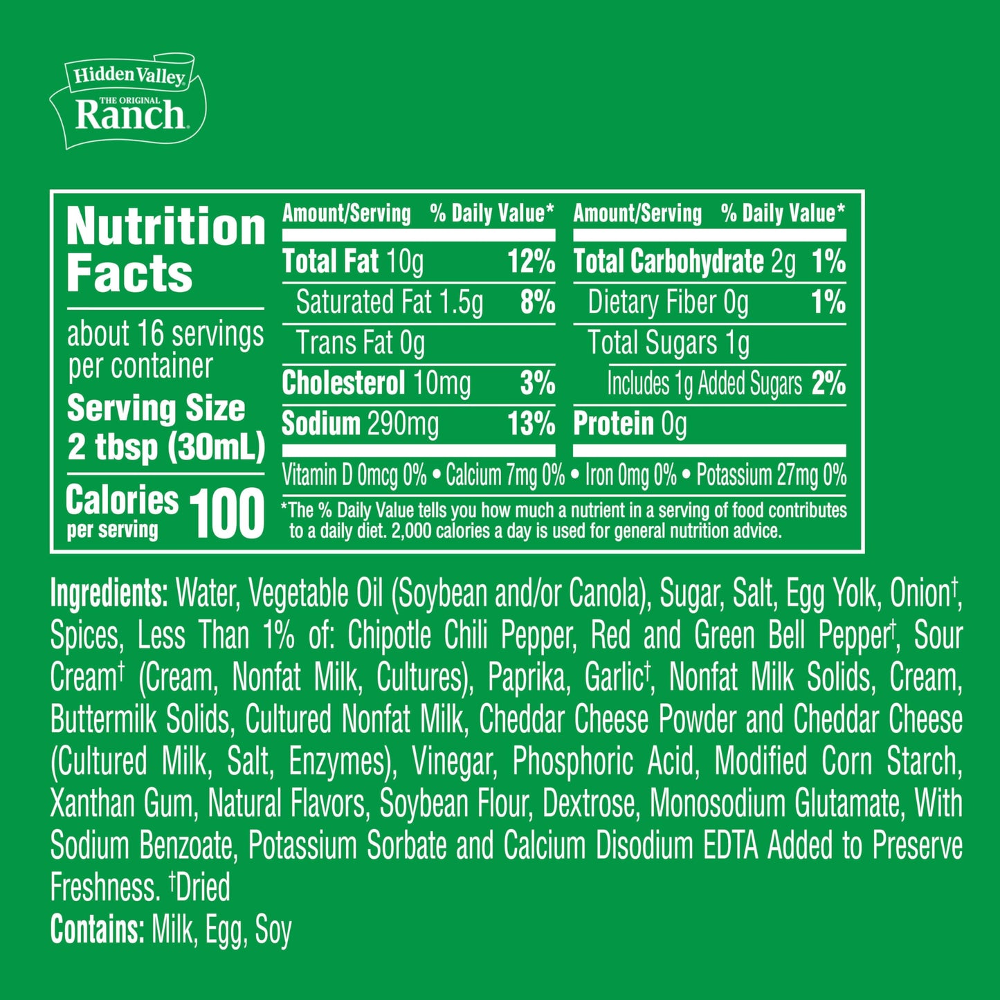 Hidden Valley Southwest Chipotle Ranch Condiment and Dressing, Easy Squeeze Bottle, 16 Fl Oz (Package May Vary)