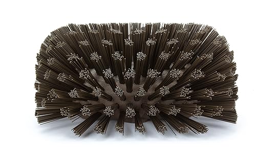 SPARTA Kettle Brush, Essential Scrubber with Flared Head for Cleaning Tanks and Kettles, 5.25" x 7.5", Brown