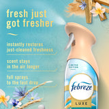 Febreze Air Mist, Air Freshener, Odor Fighting Room Spray, Deodorizer for Home Bathroom Kitchen Office Apartment, Lilac Sunrise, Warm Ocean Breeze