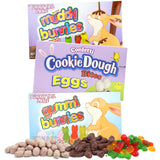 Easter Basket Candy, Cookie Dough Eggs Bites and Bunny Gummies, Festive Sweet Treats, 3.1 Ounces (Pack of 3)