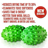 DryerPlus Dryer Balls XL | The BEST Made Reusable Non Toxic Laundry Softener & Wrinkle Release | Replaces Fabric Softener Liquid, Dryer Sheets & Wool