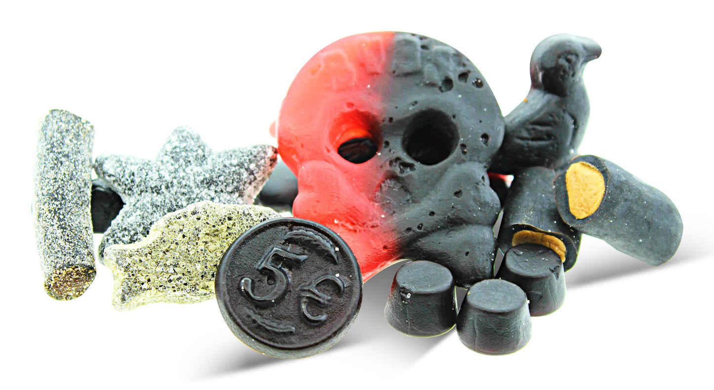 Dulcefina chocolate and Sweets, Salty Licorice Euro Mix Best Sellers (2 Lbs)