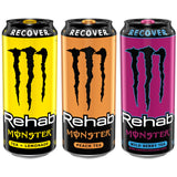 Monster Energy Rehab LPWBT, Variety Pack, Energy Iced Tea, 15.5 Ounce