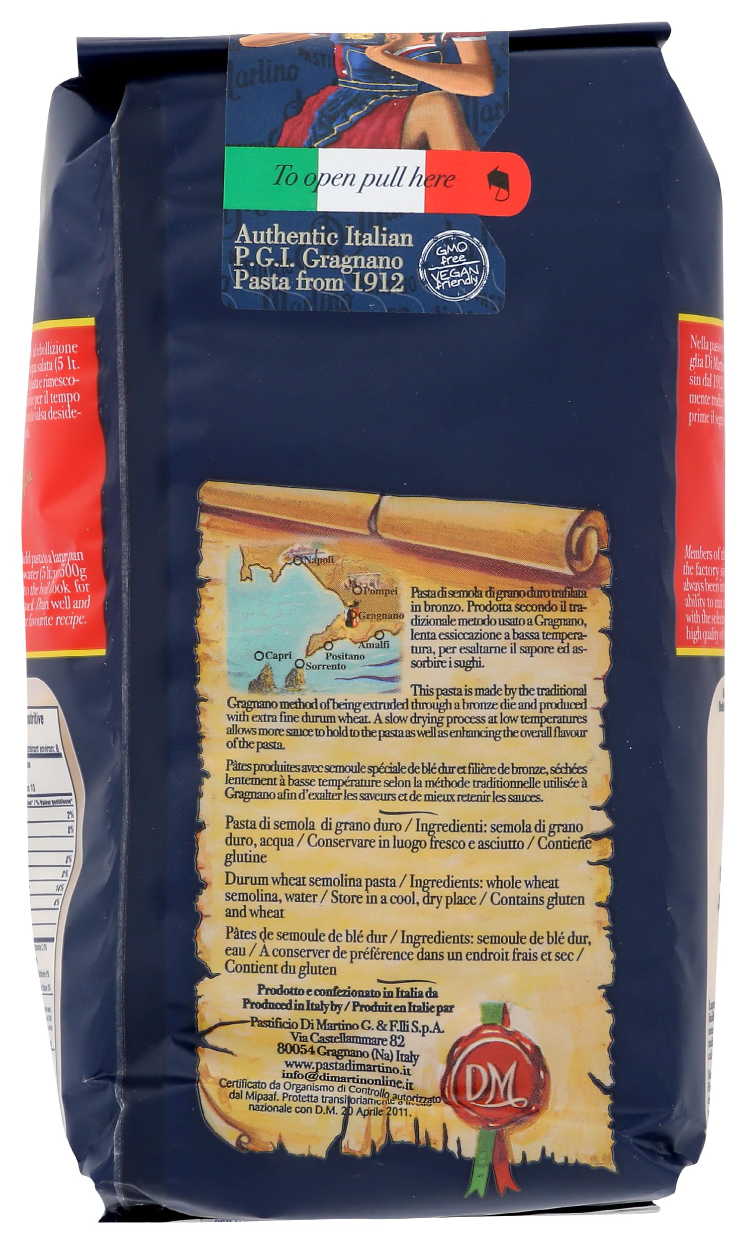Di Martino, Pasta Fusillata Casareccia, 16 Ounce