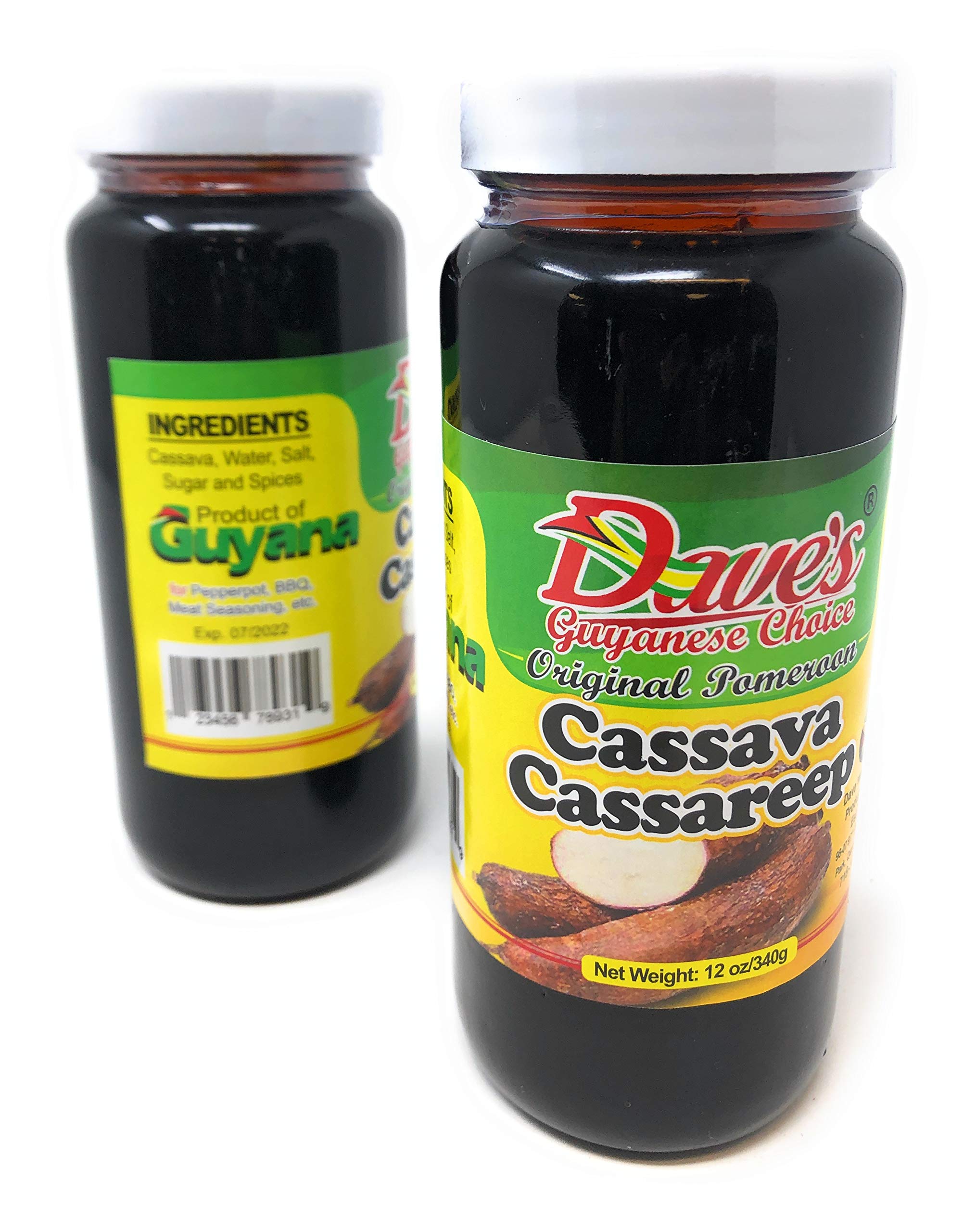 Dave's Original Pomeroon Daves Guyanese Choice Original Pomeroon Cassava Cassareep 12oz340g (2 Pack)