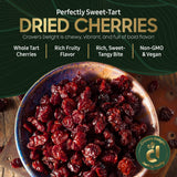Cravers Delight Sweetened Dried Cherries - 16 oz of Tart Cherry Pitted Dried Fruit, Low Added Sugar - Great for Baking, Mixing & Toppings - Non-GMO