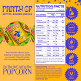 Party of Pad Thai Popcorn - Flavored Gluten-Free Snack Made from Veggie Ingredients, Individually Wrapped, Salted Variety Bags for Sharing, Movie