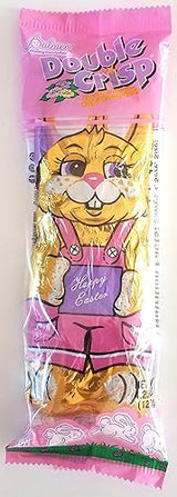 Palmer (1 Bar) Double Crisp Smooth Chocolate & Crunchy Crisp Easter Bunny Candy - Net Wt. 4.25 oz / 120 g