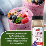 Badia Ground Chia Seeds, 16 oz - Superfood for Smoothies, Baking & Cooking - Source of Fiber, Omega-3 & Protein