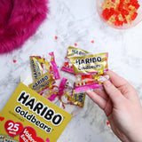 Valentine's Day Haribo Goldbears Friendship Exchange Kit, 25 Individual Bags of Gummy Bears, To/From Sections, Classroom Party Favors (Pack of 2)