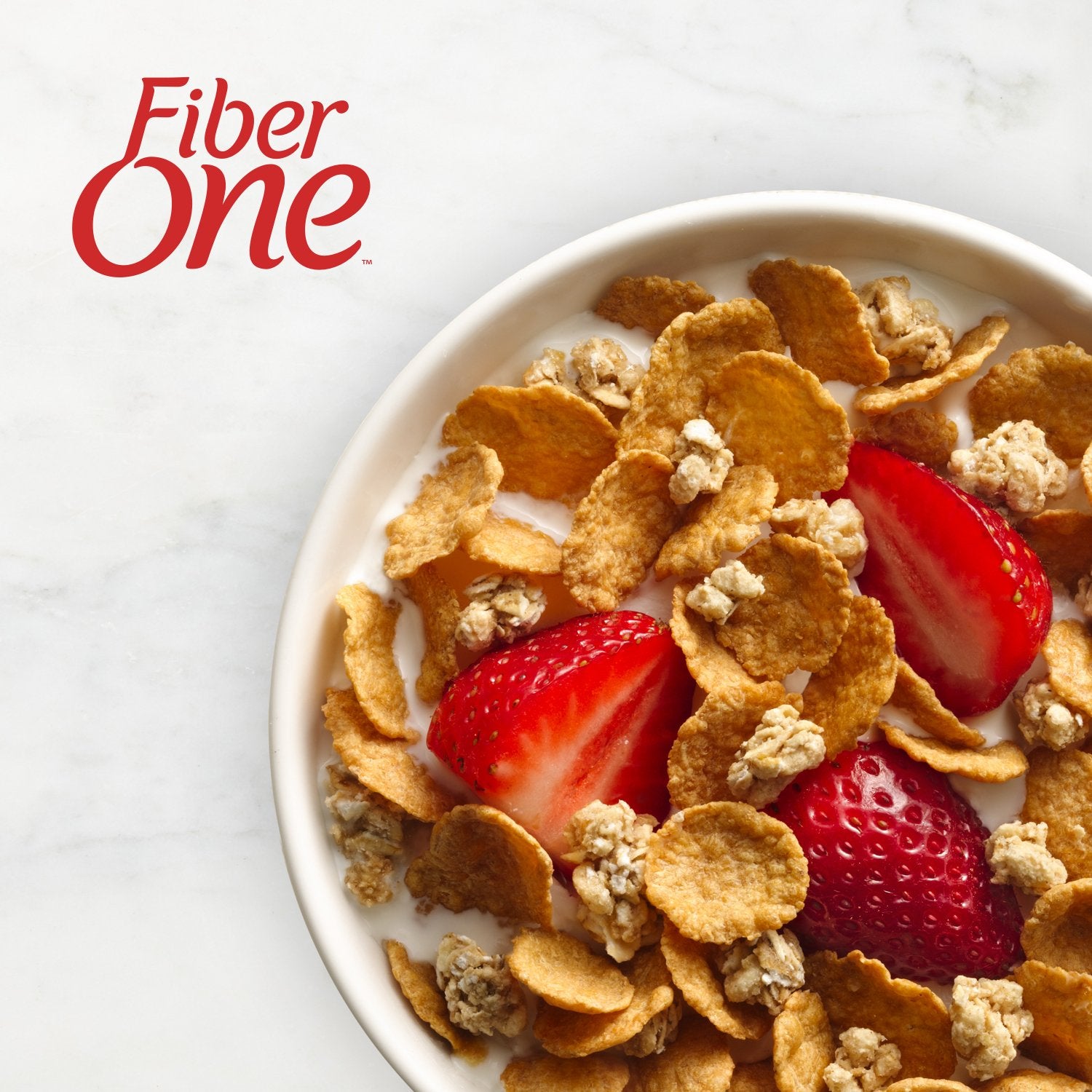 General Mills Cereals Fiber One Cereal, Strawberries and Vanilla Clusters, 13.2 oz