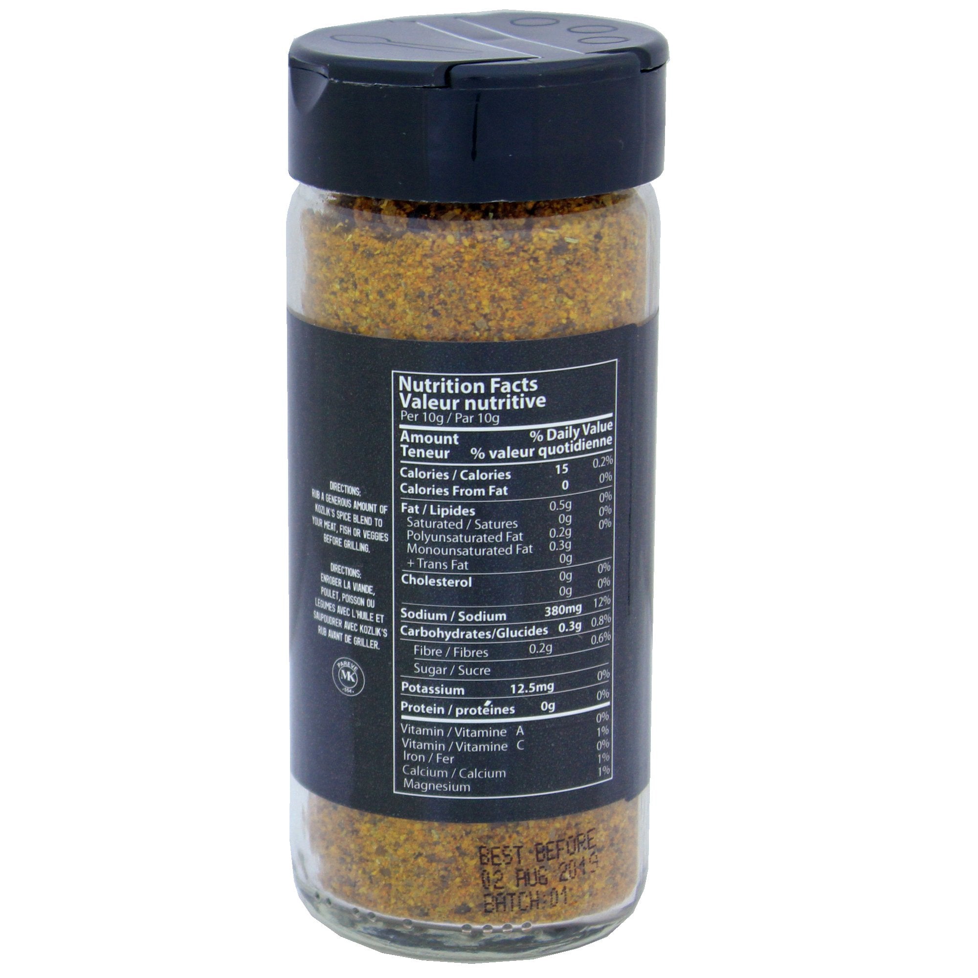 Kozlik's Pork Rub, 5.5. oz (150 gm), Pack of 3