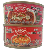 Maesri Thai Curry Paste Canned Red and Panang Variety Pack