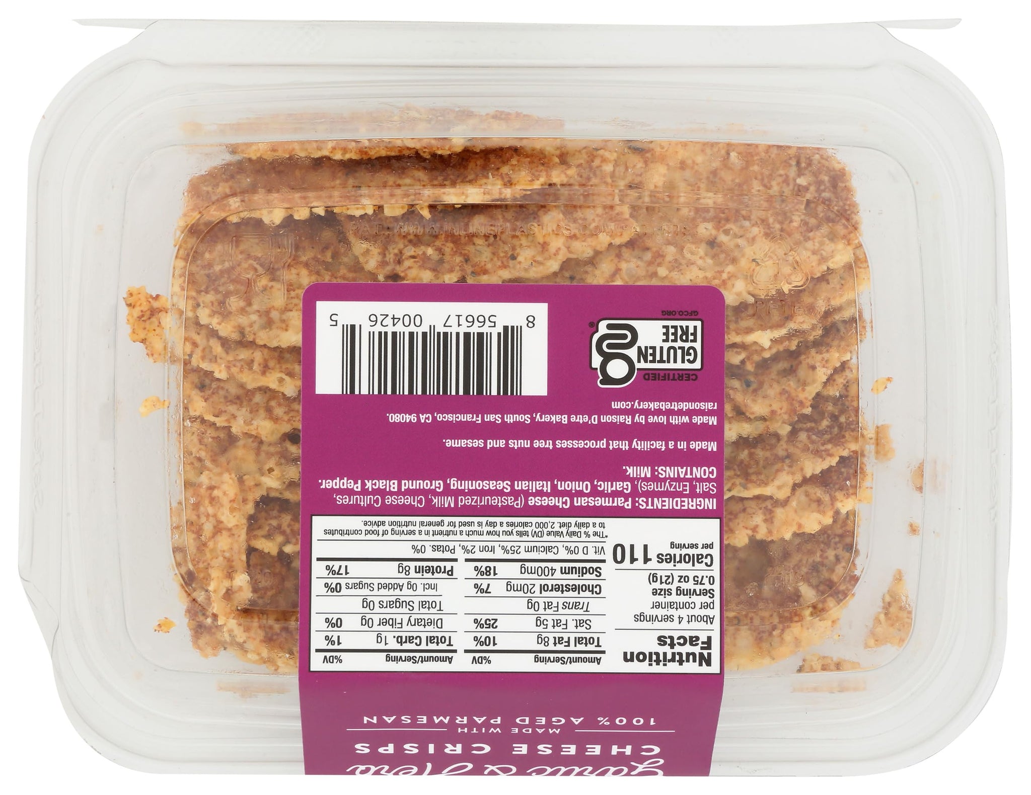 Perfectly Crisp, Crackers Crisps Cheese Garlic And Herb, 3 Ounce