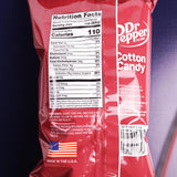 Dr Pepper Cotton Candy, Classic Soda Flavored Sugar Floss, Carnival Party Favor Snacks, 3.1 Ounces (Pack of 6)