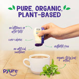 Pyure Organic Vanilla Stevia Liquid Sweetener | Sugar-Free Stevia Drops | Keto Sugar Substitute | Zero Calorie, Zero Carb, Zero Sugar | Liquid Sweetener for Coffee, Tea, Baking | 1.8 fl oz Bottle