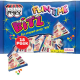 DOUzzle Kosher, Fun-Shaped Bitz, Mini Assorted Fruit Candy Packs, (18 Count, 1 Pack) Birthday Party Favors & Goodie Bags, Mini Dulces