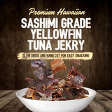 Kaimana Ahi Tuna Jerky, Hawaiian Chili Pepper, 2 Ounce, Wild Caught, High in Omega 3, All Natural, Made in the USA