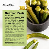 NUTS U.S. - Okra Chips | Sea-Salted | No Color Added and No Sugar Added | Natural | Delicious And Healthy, Bulk Chips!!! (Okra Chips, 2 LBS)