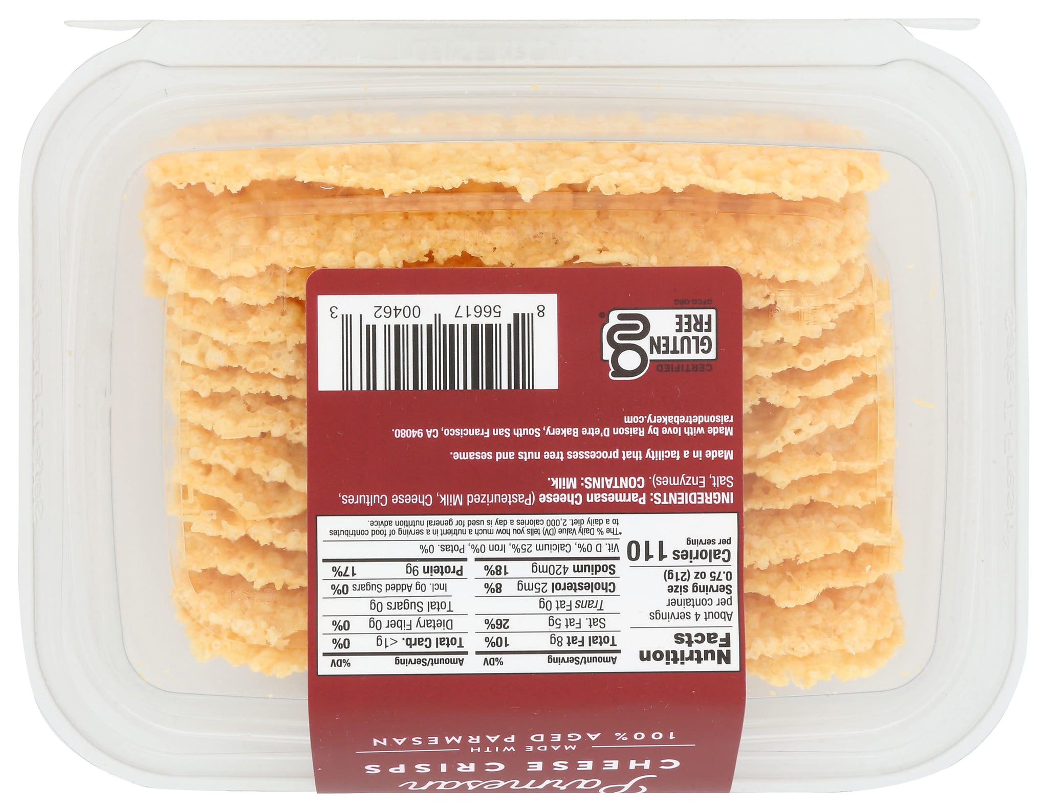 Perfectly Crisp, Crisps Parmesan, 3 Ounce