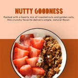 Kellys Four Plus Granola Cereal | Nutty Healthy Granola for Yogurt | Hand Made Snacks for Breakfast - 12 oz