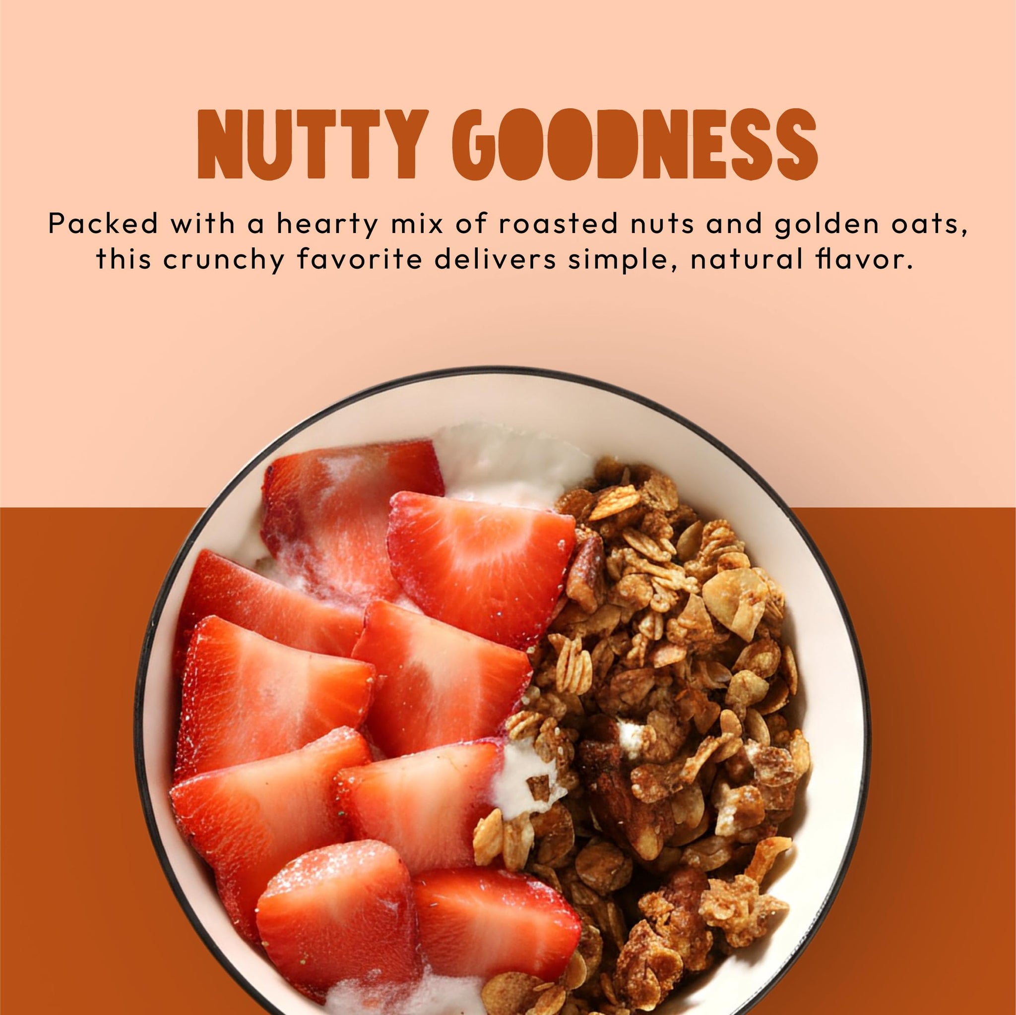 Kellys Four Plus Granola Cereal | Nutty Healthy Granola for Yogurt | Hand Made Snacks for Breakfast - 12 oz