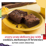 David’s Cookies Happy Birthday Cookies Gift Basket - Deliciously Flavored Assorted Cookies in a Lovely Gift Crate - Gourmet Chocolate Chip Cookies