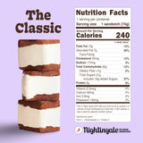 Nightingale Ice Cream Sandwiches, The Classic Ice Cream Sandwich, 2.6 Ounce (Pack of 1)
