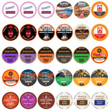 Crazy Cups Custom Variety Pack Coffee Pods | Dark Roast and Bold Flavors | Single Serve Cups for Keurig K-Cup Machines | Robust Assortment with No