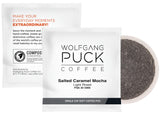 Wolfgang Puck Coffee, Salted Caramel Mocha, 9.5 Gram Soft Pods, 18 Count (Pack of 1)