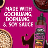 Heinz Flavor Tour Korean Inspired Sweet & Tangy BBQ Sauce, 10 fl oz Bottle
