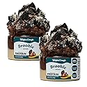 Twisted Dough Protein Cookie Dough, Brookie Flavor, 2 Pack, 100g Protein, Healthy Snacks, Gluten Free Edible Cookie Snack, High Protein Low Carb & Low