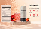 Hightail Halo Strawberry Hibiscus Sparkling Tea, L-Theanine + B12, 4 Pack