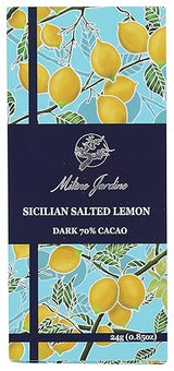 Milene Jardine Sicillian Salted Lemon Dark Cacao 70%, 0.85 OZ