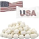 55-Count Patriotic USA Flag Buttermint Candy Individually Wrapped Red White Blue Butter Mints Memorial Day and Fourth of July Independence Day Party