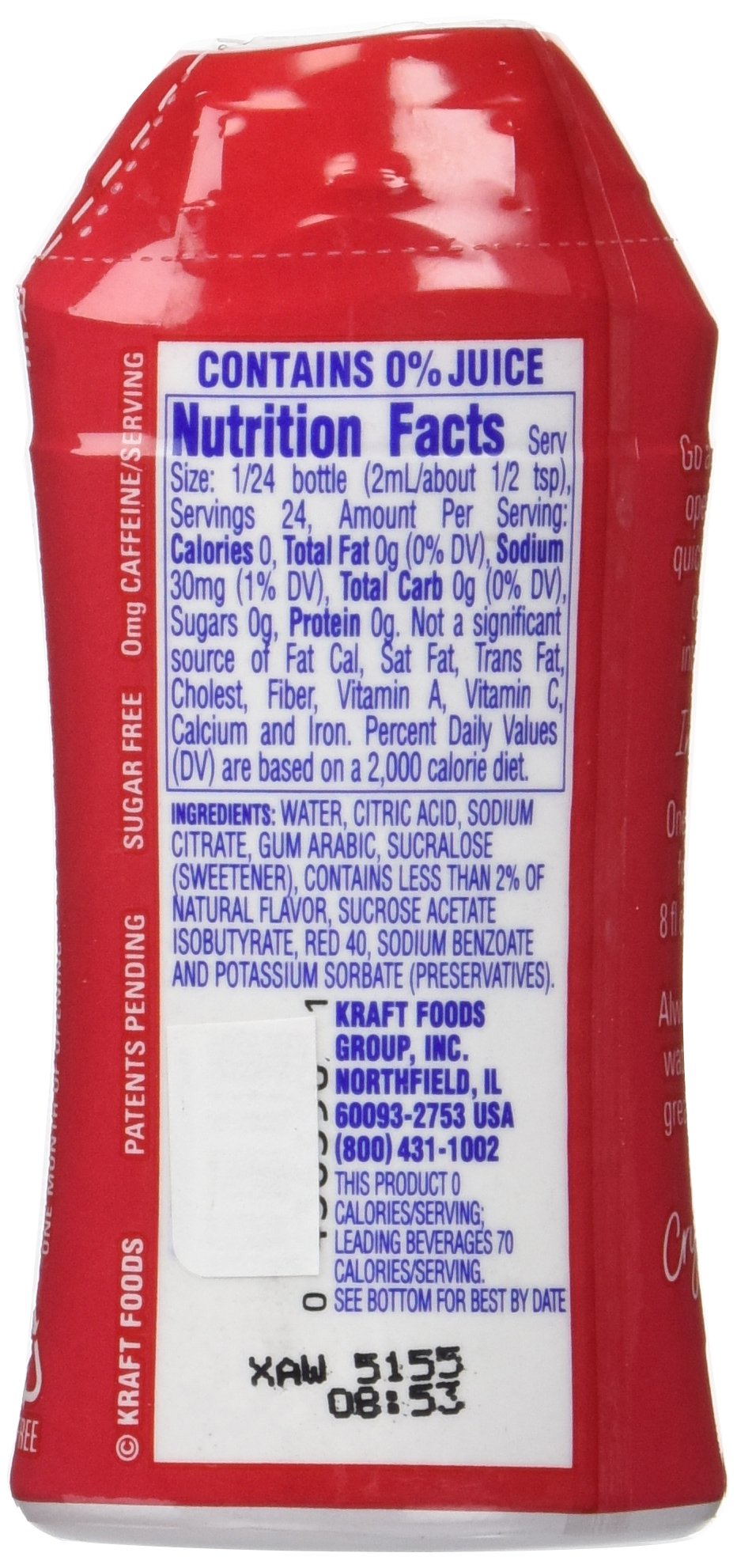 Crystal Light Liquid Drink Mix, Sugar Free Water Enhancer, Low Calorie Beverage Concentrate, Liquid Water Flavoring, Strawberry Lemonade, 1.62 Fluid