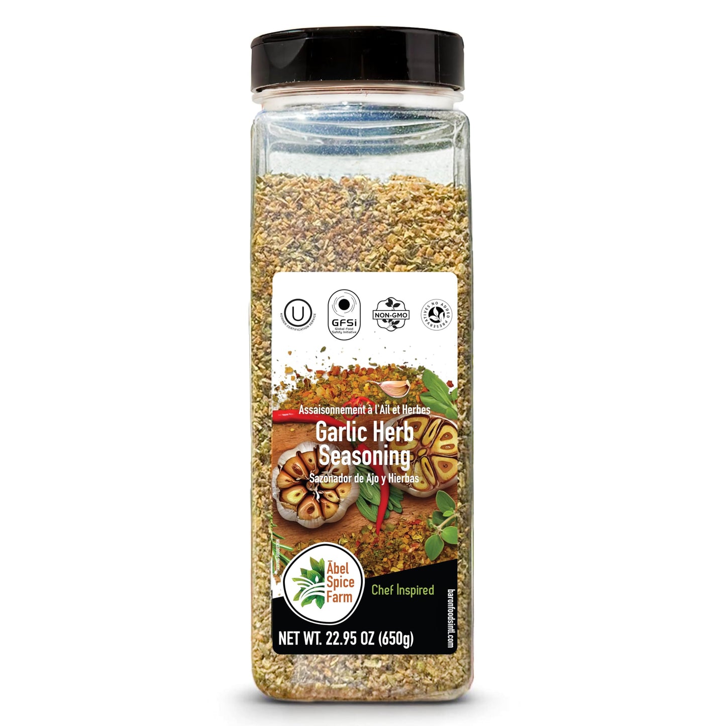 ?bel Spice Farm Garlic Herb Seasoning, 22.95 oz - Bold Blend of Garlic, Herbs & Spices for Meats, Veggies, Pastas & Sauces - All-Natural, Kosher