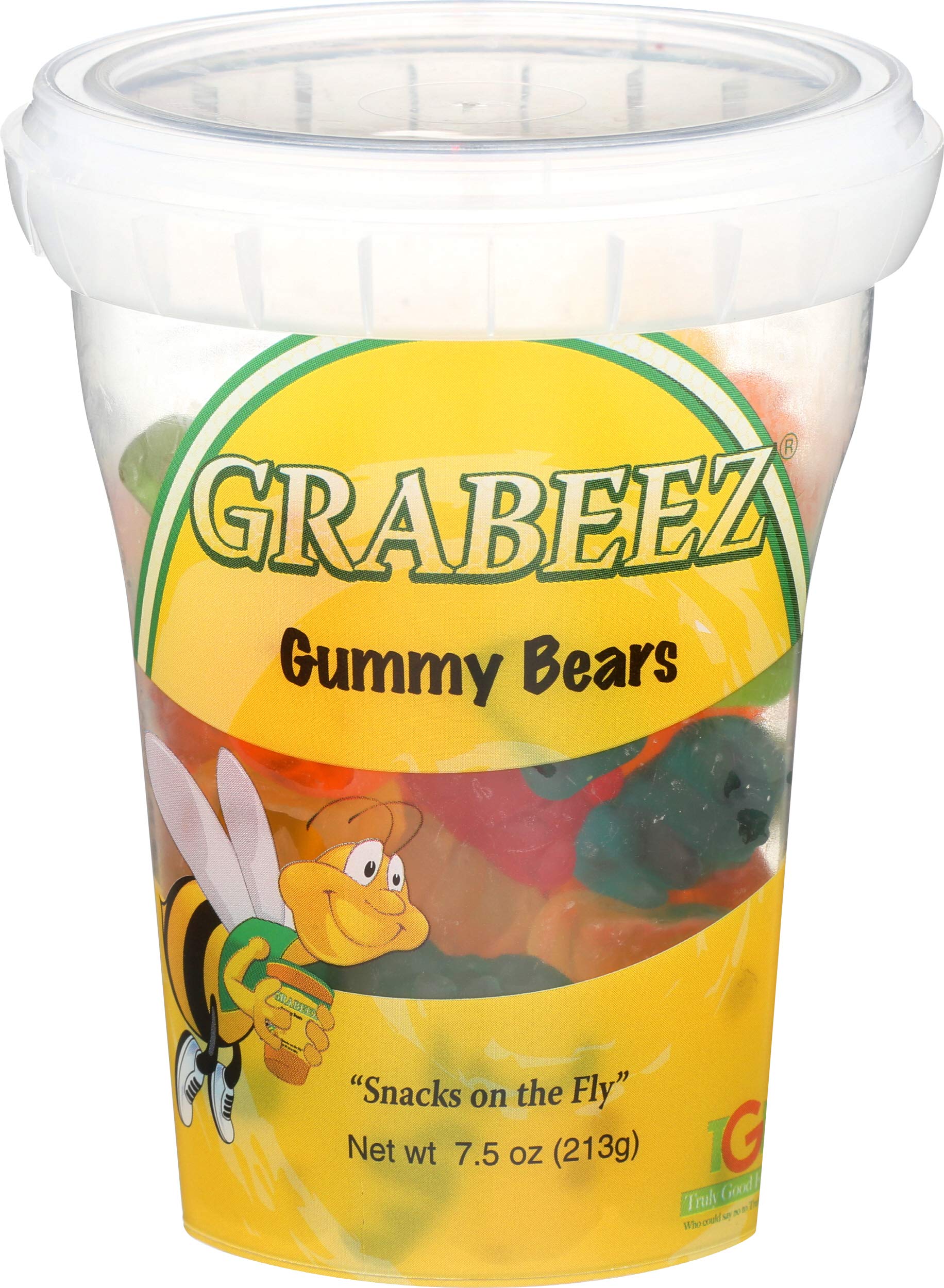 Grabeez Snack Cups Gummi Bears, 7.5 oz