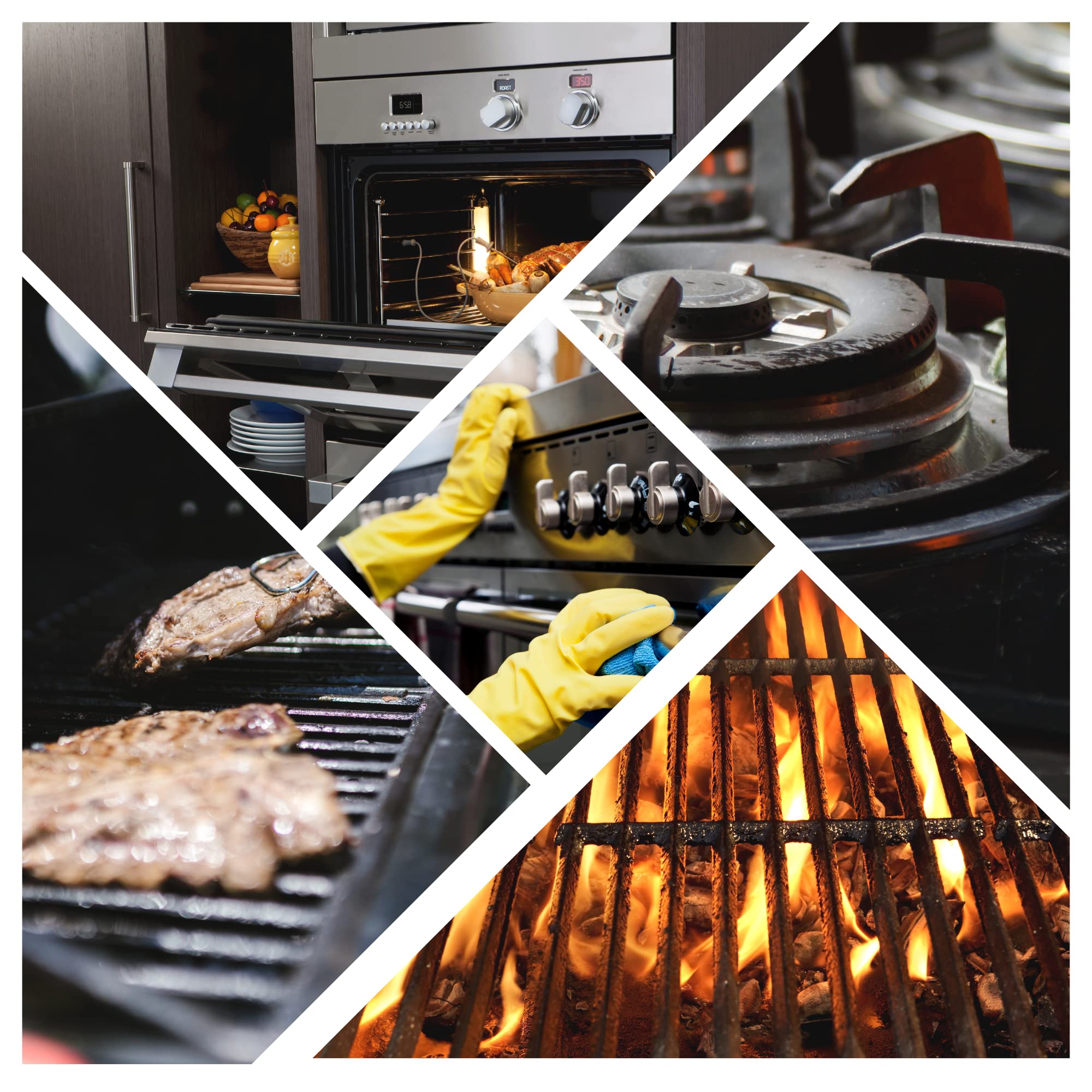 Blysk Oven & Grill Cleaner (2pack) heavy duty, fast penetrating, concentrated cleaner, oil & grease remover