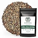 Elephantal Wellness Premium Well Balanced Herbal Tea | Healthy Cortisol, Adaptogenic Stress Energy Support with Ashwagandha, Goji, Reishi, Holy Basil