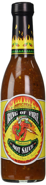 Ring of Fire Original Habanero Hot Sauce 12.5oz (Pack of 3)