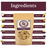 Maple Nut Kitchen Lavender Blueberry Granola - 3 Pack | Low Sugar, Gluten-Free Granola with Oats, Almonds & Real Blueberries | Crunchy Clusters